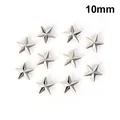 Metall Stern Nieten 7mm bis 20mm für Kleidung und Taschen 10 bis 200 Stück – Farbe 10MM