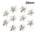 Metall Stern Nieten 7mm bis 20mm für Kleidung und Taschen 10 bis 200 Stück – Farbe 20MM