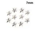Metall Stern Nieten 7mm bis 20mm für Kleidung und Taschen 10 bis 200 Stück – Farbe 7MM