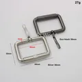 Metall Tri Glide Schnallen 16mm bis 38mm für Taschen und Kleidung 50 Stück – Color Style 5 38mm