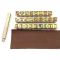 Metallbuchstaben A-Z Leder Prägewerkzeug Set DIY Lederprägung – 2