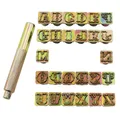Metallbuchstaben A-Z Leder Prägewerkzeug Set DIY Lederprägung – 6