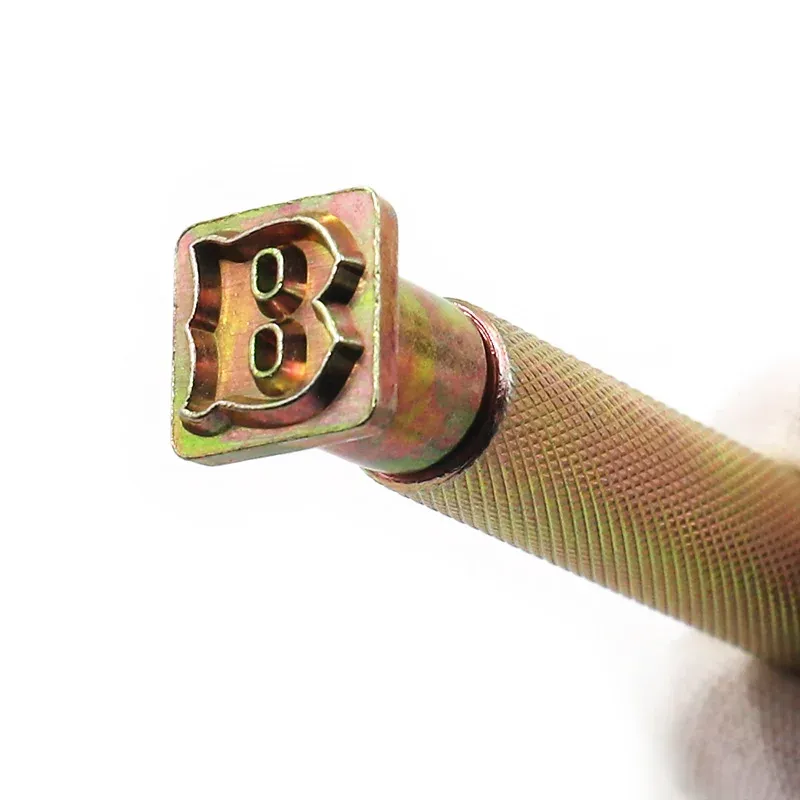 Metallbuchstaben A-Z Leder Prägewerkzeug Set DIY Lederprägung