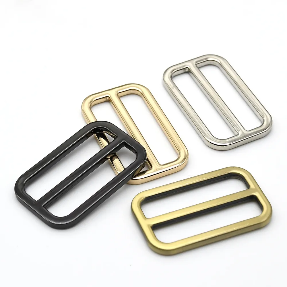 Metallring Tri-Glide Schnalle für Taschen Lederhandwerk Gurtband Kleidung