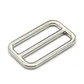 Metallring Tri-Glide Schnalle für Taschen Lederhandwerk Gurtband Kleidung – Farbe Silver