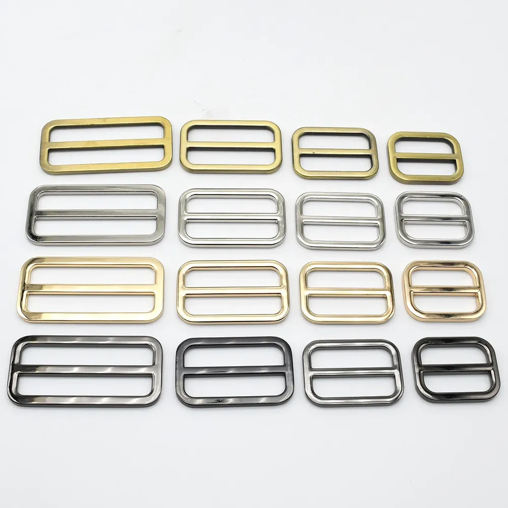 Metallring Tri-Glide Schnalle für Taschen Lederhandwerk Gurtband Kleidung