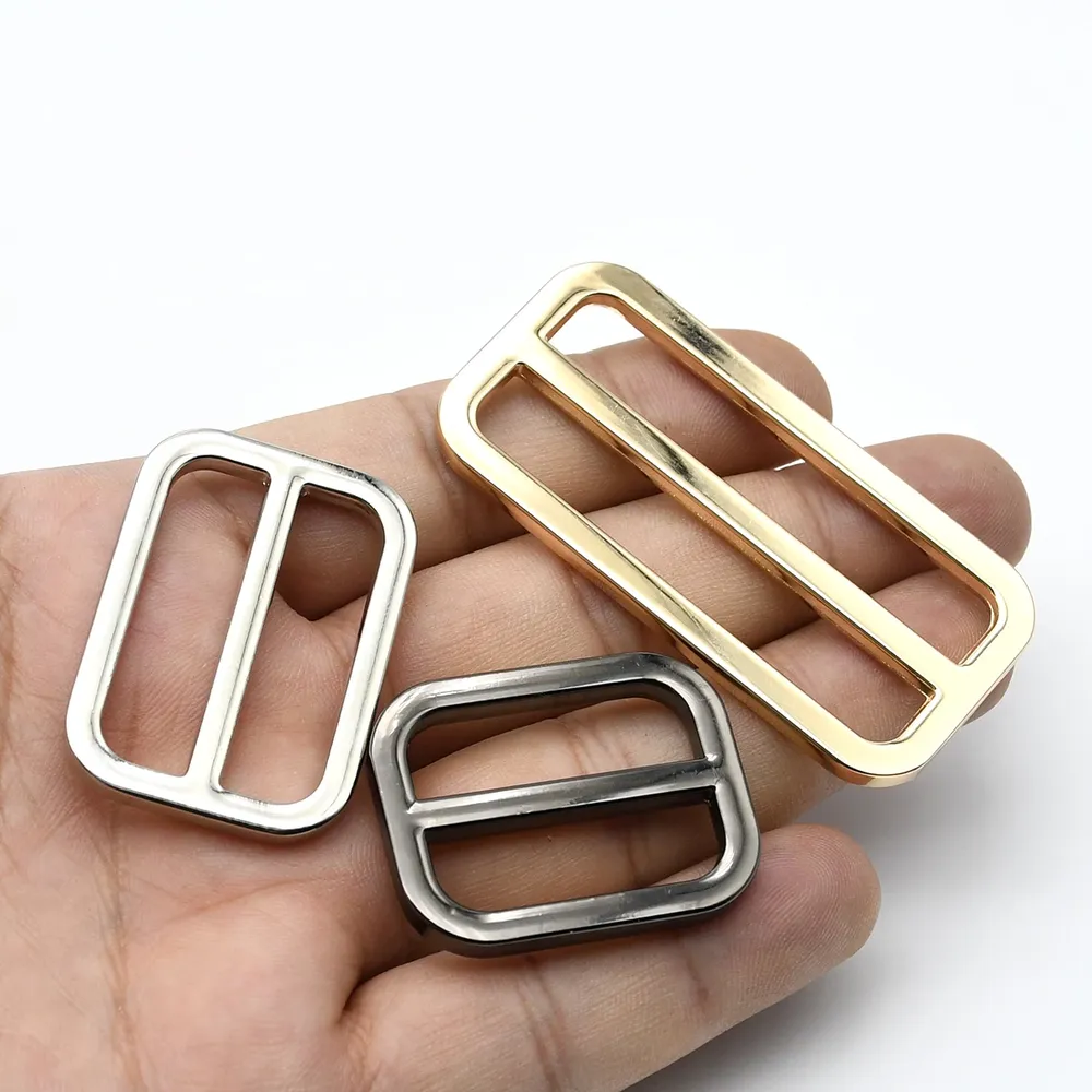 Metallring Tri-Glide Schnalle für Taschen Lederhandwerk Gurtband Kleidung