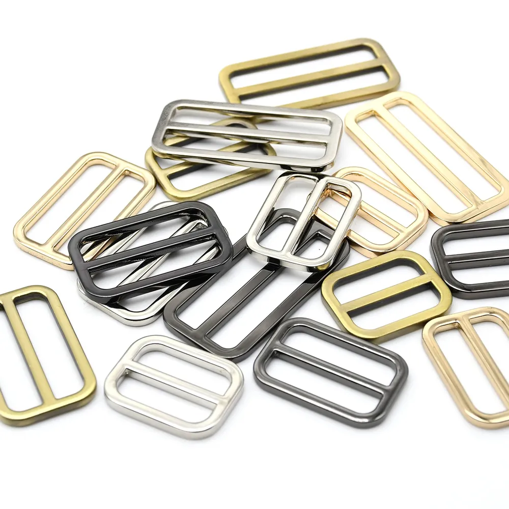 Metallring Tri-Glide Schnalle für Taschen Lederhandwerk Gurtband Kleidung