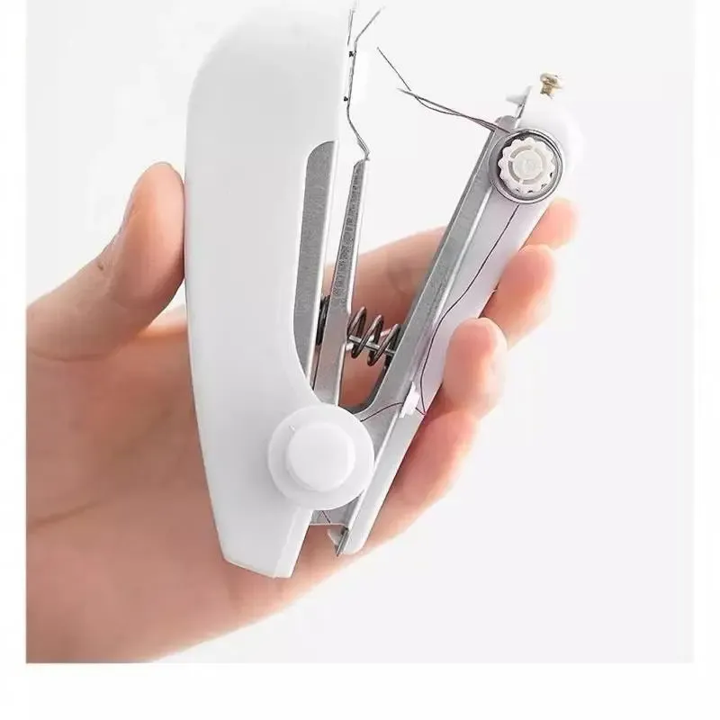 Mini Handnähmaschine Akku für Kleidung Leder DIY