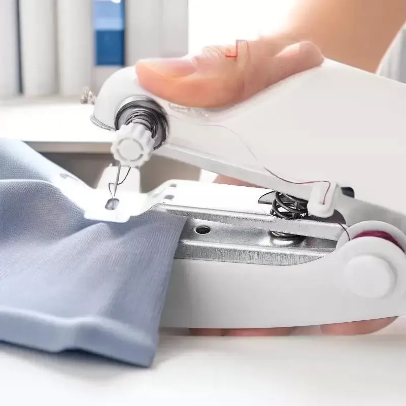 Mini Handnähmaschine Akku für Kleidung Leder DIY