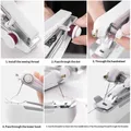 Mini Handnähmaschine Akku tragbar für Kleidung Leder DIY – 1