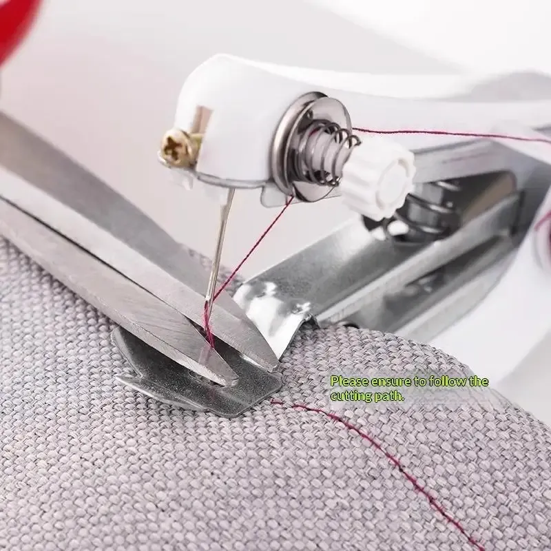 Mini Handnähmaschine Akku tragbar für Kleidung Leder DIY