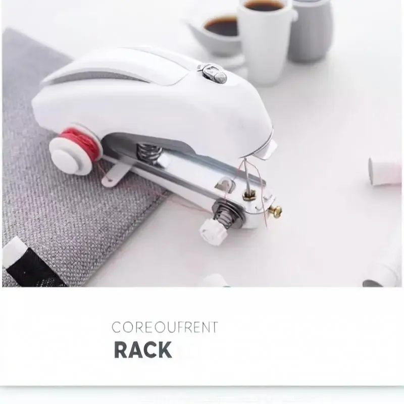 Mini Handnähmaschine Akku tragbar für Kleidung Leder DIY