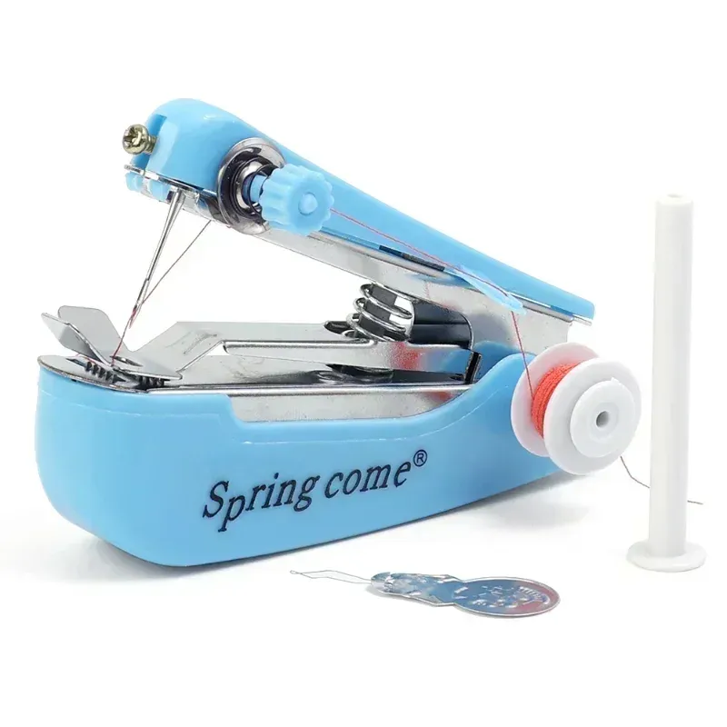 Mini Handnähmaschine tragbar für Kleidung Leder Reparatur