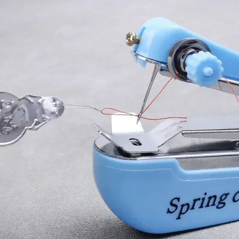 Mini Handnähmaschine tragbar für Kleidung Leder Reparatur