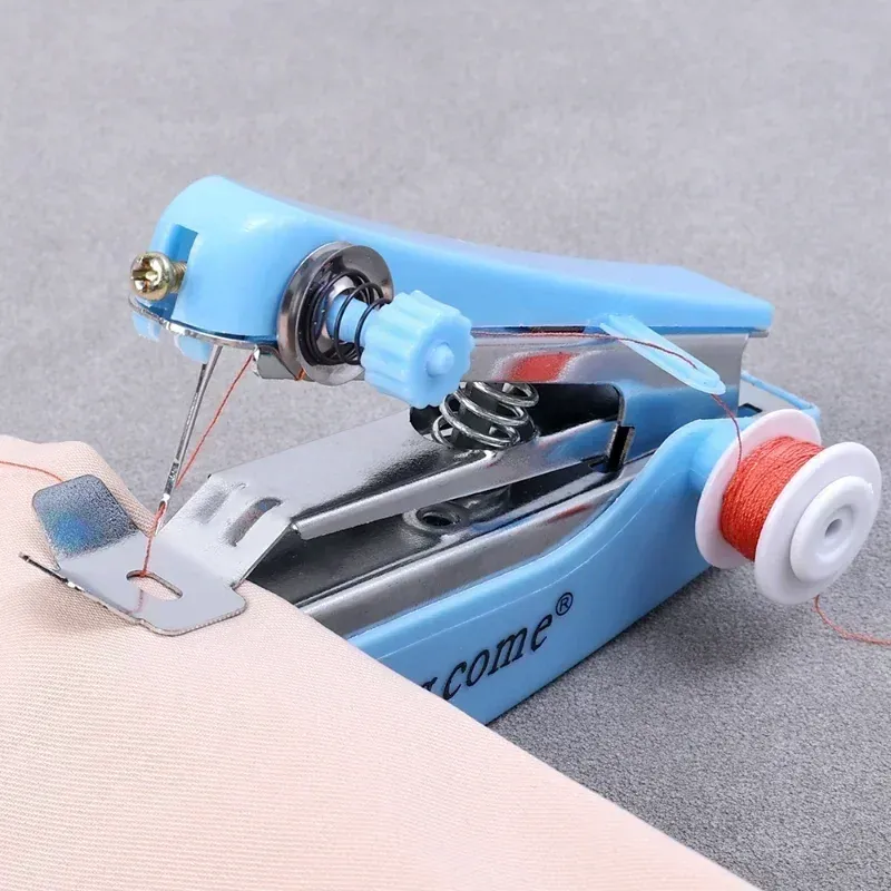 Mini Handnähmaschine tragbar für Kleidung Leder Reparatur