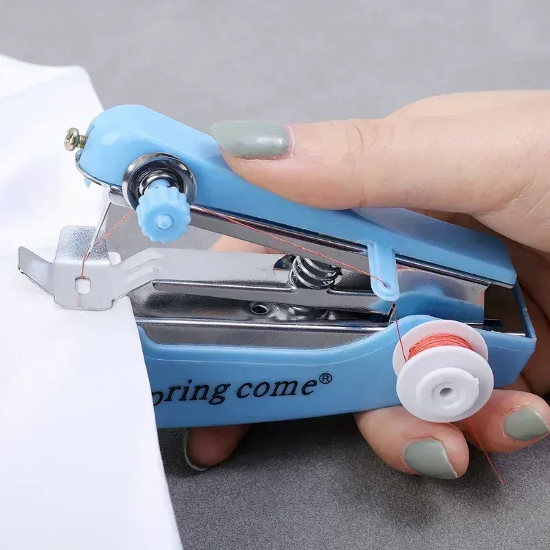 Mini Handnähmaschine tragbar für Kleidung Leder Reparatur