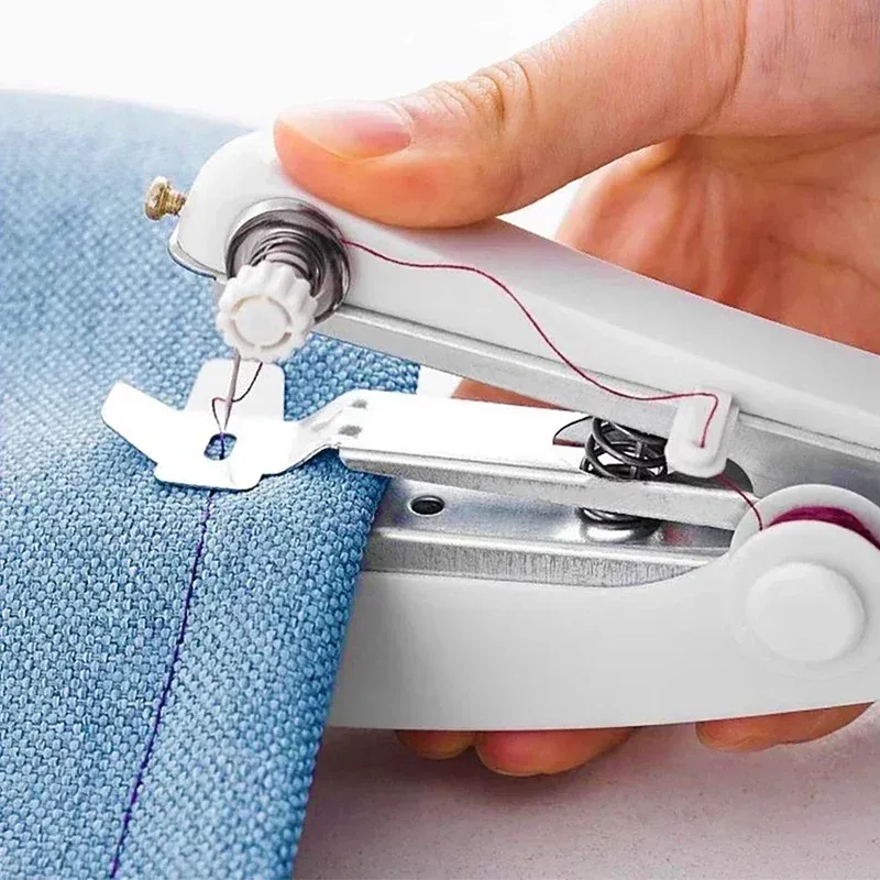 Mini Handnähmaschine tragbar für Kleidung Leder Reparatur