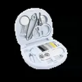 Mini Handnähmaschine tragbar für Kleidung Leder Reparatur – Farbe Sewing kit-(Blue)