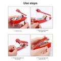 Mini Handnähmaschine tragbar kabellos für Leder Handwerk DIY – 5