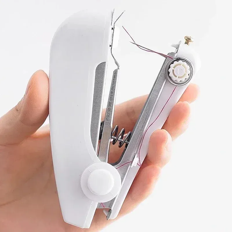 Mini Handnähmaschine tragbar kabellos für Leder Handwerk DIY