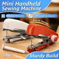 Mini Handnähmaschine tragbar manuell für Stoff Kleidung Leder – 2