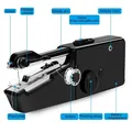 Mini Handnähmaschine USB Akku für Vorhang Leder Reparatur – 2