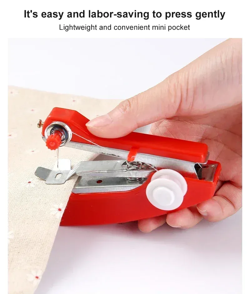 Mini Nähmaschine tragbar DIY Leder