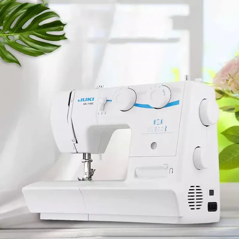 Nähmaschine 60W 8 Stiche Metallrahmen Doppelnadel multifunktional