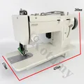 Nähmaschine elektrisch 9 Zoll Arm Zickzack für dicke Stoffe – 3
