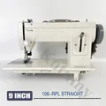 Nähmaschine elektrisch 9 Zoll Arm Zickzack für dicke Stoffe – Farbe 9 inch Straight