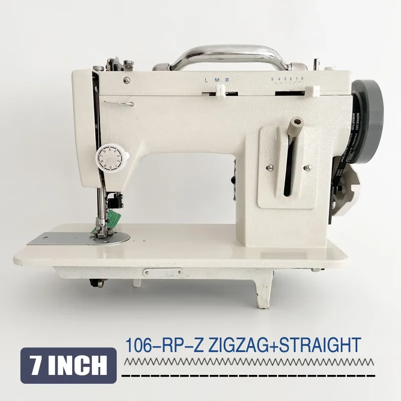 Nähmaschine elektrisch 9 Zoll Arm Zickzack für dicke Stoffe