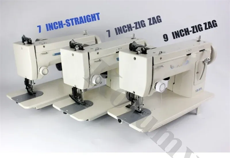 Nähmaschine elektrisch 9 Zoll Arm Zickzack für dicke Stoffe