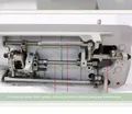 Nähmaschine elektrisch mit Transportfuß Zickzack für Leder – 5