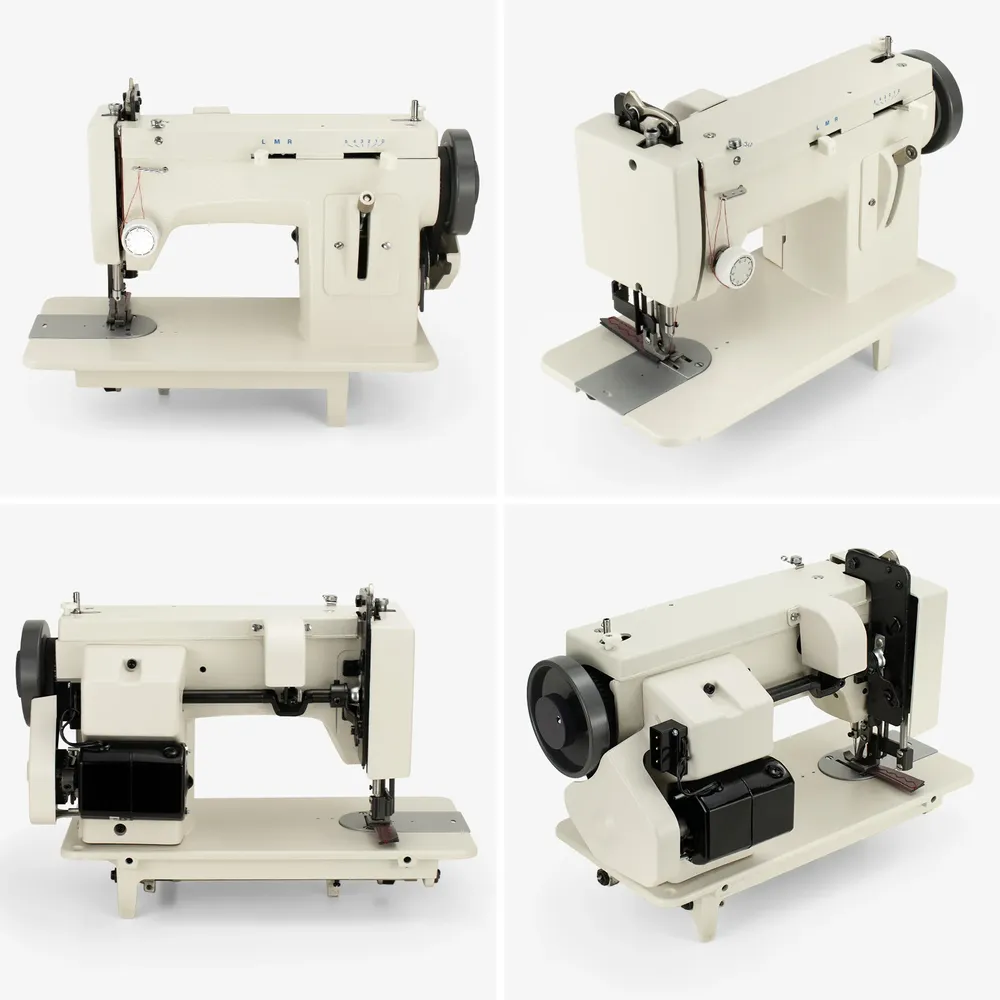 Nähmaschine kompakt 7 Zoll Metallgehäuse Zickzack für Leder