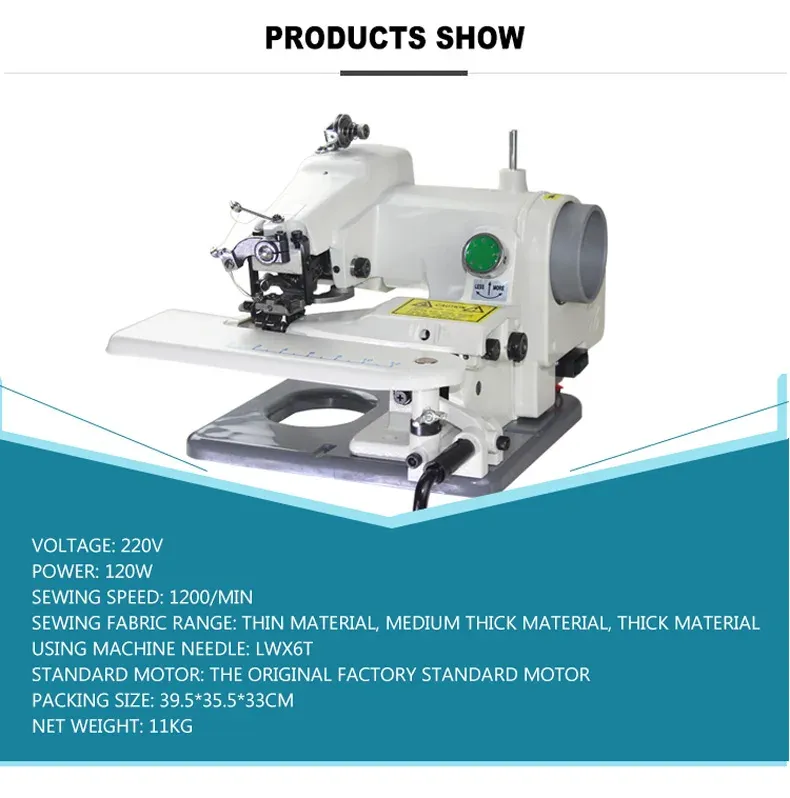 Nähmaschine Leder Ärmel Bündchen KX500 verdeckte Nähte