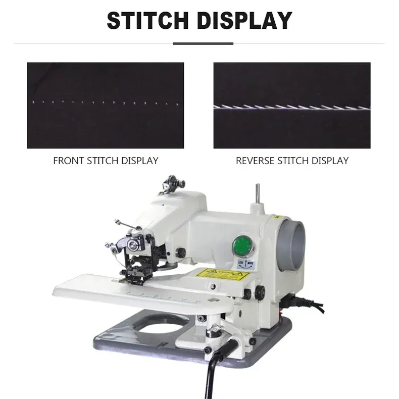Nähmaschine Leder Ärmel Bündchen KX500 verdeckte Nähte