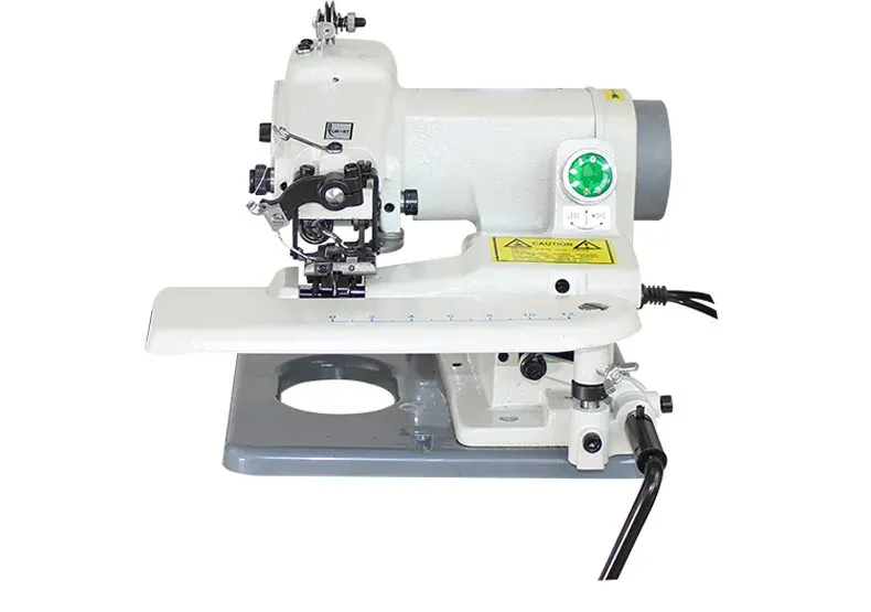 Nähmaschine Leder Ärmel Bündchen KX500 verdeckte Nähte
