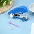 Nähmaschine manuell tragbar Akku für Leder und Handwerk – Farbe Blue