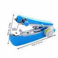 Nähmaschine manuell tragbar Mini kabellos für Leder Handwerk – 4