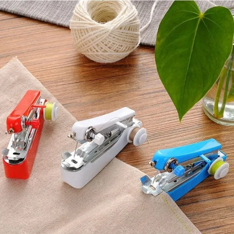 Nähmaschine manuell tragbar Mini kabellos für Leder Handwerk