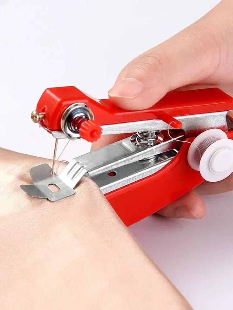 Nähmaschine manuell tragbar Mini kabellos für Leder Handwerk