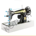 Nähmaschine Retro elektrisch mit Fußpedal für dicke Stoffe – 6
