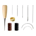Nähset für Leder 10 bis 11 Teile Reparaturset – Color 11Pcs