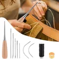 Nähset für Leder 10 bis 11 Teile Reparaturset – 2