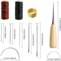 Nähset für Leder 10 bis 11 Teile Reparaturset – 6