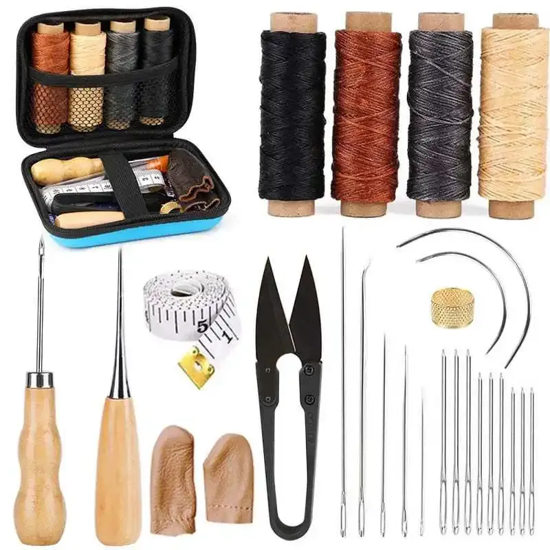 Nähset für Leder 28 bis 32 Teile Reparaturset