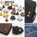 Niete Stern Leder 1 Stück für Taschen Geldbörsen Jeans Jacken Gürtel Schuhe – 1