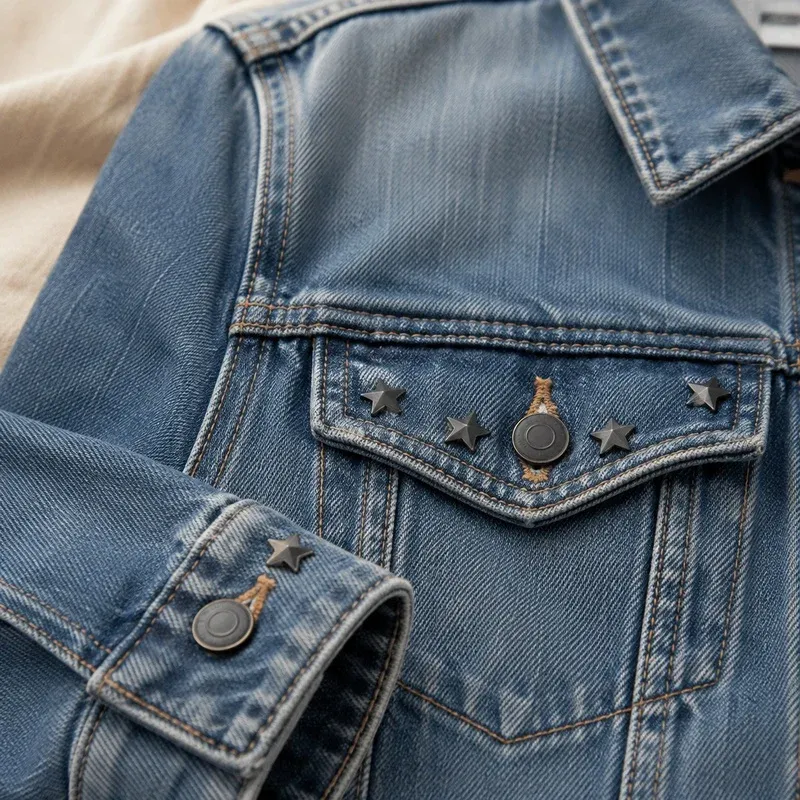 Niete Stern Leder 1 Stück für Taschen Geldbörsen Jeans Jacken Gürtel Schuhe
