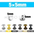 Nieten Doppel Kappe 5 bis 15 mm für Lederhandwerk – Farbe 5x5mm